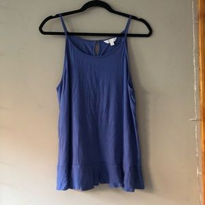 Relaxed Peplum Tank Top NWOT